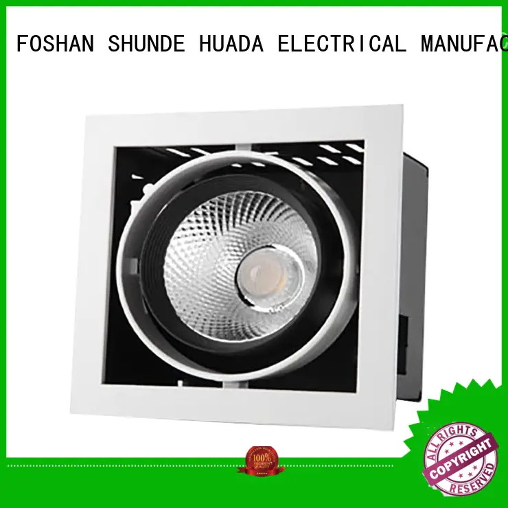 HUADA ELECTRICAL recessed cheap spotlights light square factory