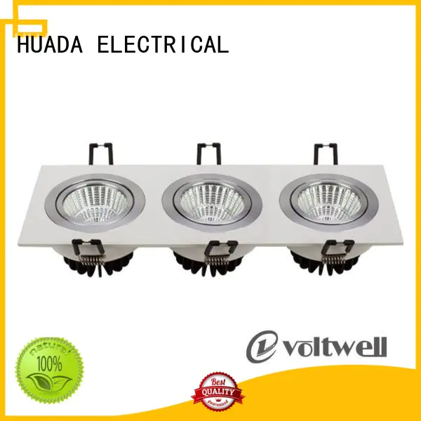 6 spotlight ceiling bar heads product square led spotlights adjustable HUADA ELECTRICAL Brand