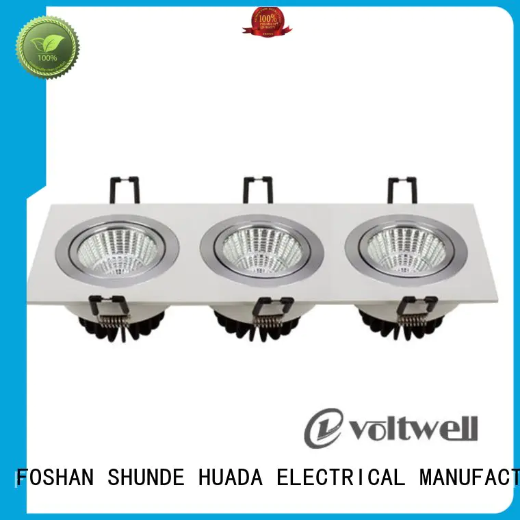 adjustable square led spotlights dimmable service hall