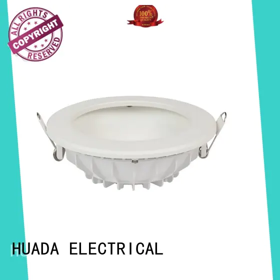 HUADA ELECTRICAL adjustable commercial led downlights diffuse refection factory
