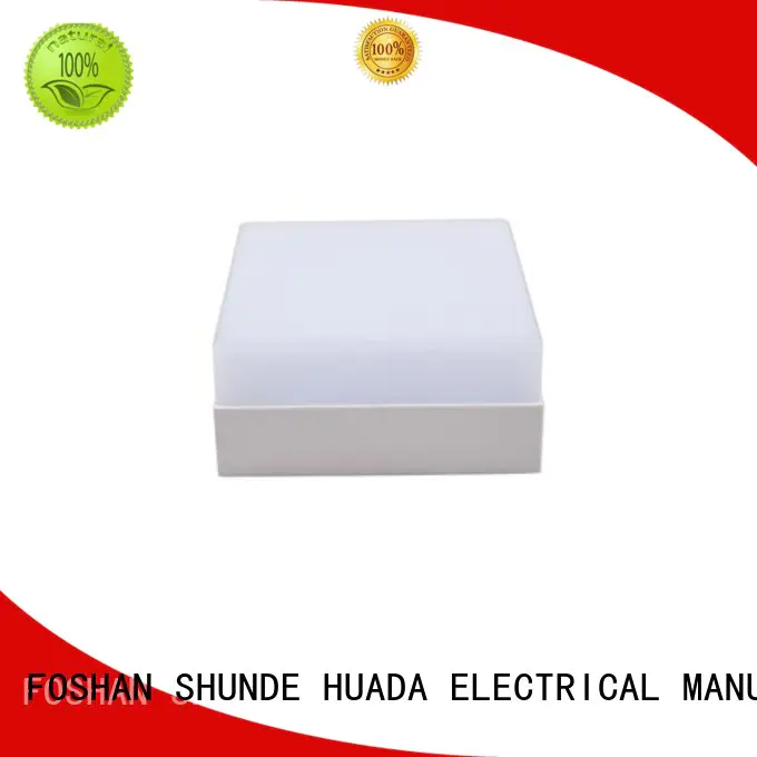 HUADA ELECTRICAL thin led wall panel light light round for decoration