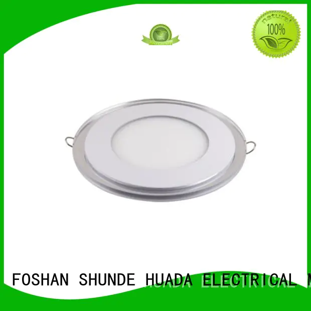 bright square aluminum round led slim panel light HUADA ELECTRICAL
