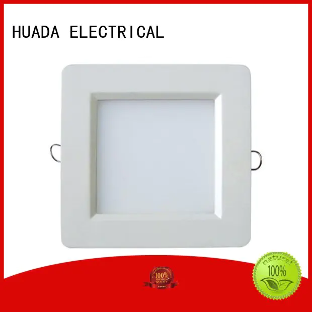 sale square diecasting 6 led recessed lighting panel HUADA ELECTRICAL