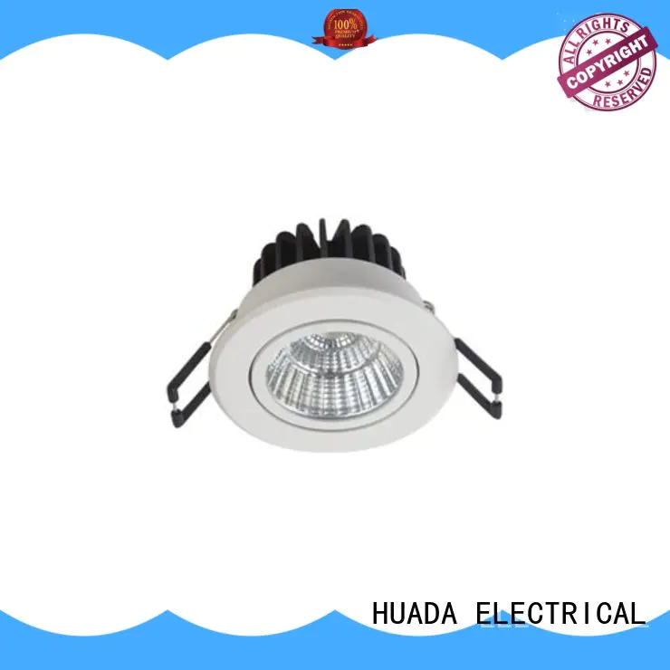 HUADA ELECTRICAL recessed adjustable dimmable led downlights long lifetime school