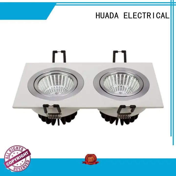 recessed square led spotlights dimmable service hall