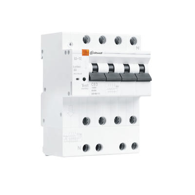 4P mini circuit breaker with leakage protection
