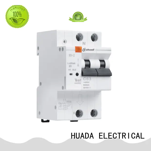 HUADA ELECTRICAL plastic case SMART CIRCUIT BREAKER leakage protection service hall